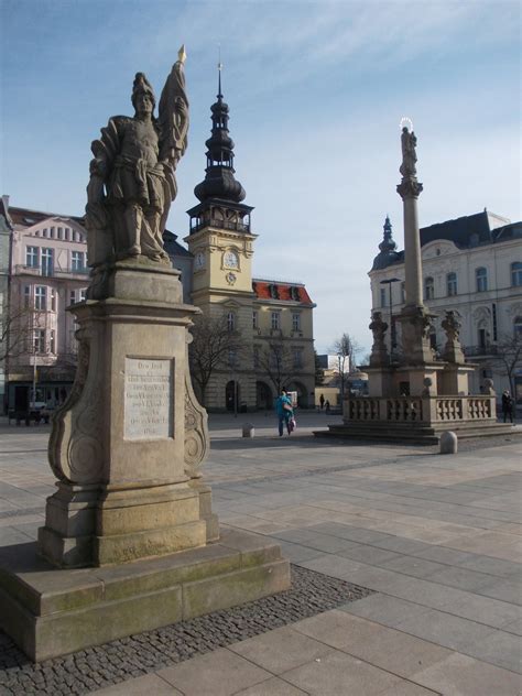 Fotografia Mariánskeho stĺpa v Ružomberku