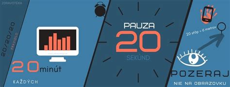 Pravidlo 20-20-20 pre oddych očí
