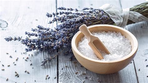 DIY levanduľová soľ do kúpeľa