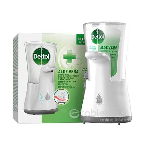 Dettol bezdotykový dávkovač mydla Aloe Vera