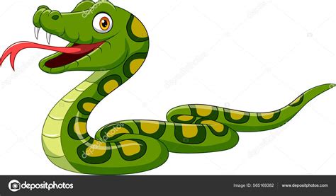 Ilustrácia zeleného kresleného kvetu