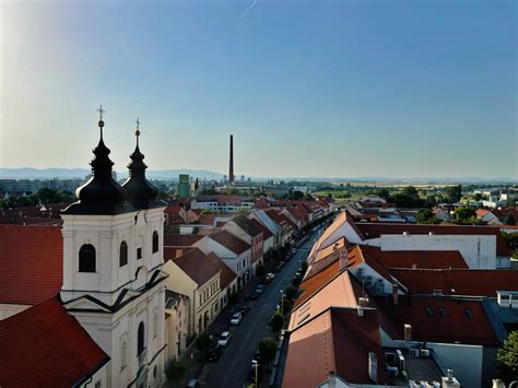 Pohľad na Trnavu z Mestskej veže