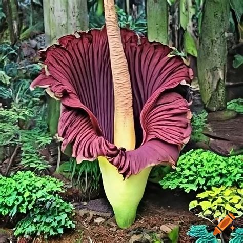 Schematické znázornenie zápachu Amorphophallus titanum