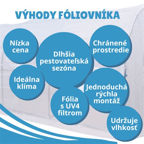Schéma výhod fóliovníka oproti skleníku