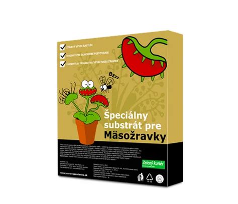 Špeciálny substrát pre mäsožravé rastliny