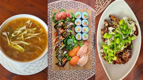 Výber rôznych druhov sushi