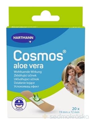 Náplasť s aloe vera a symbolom kompostovania