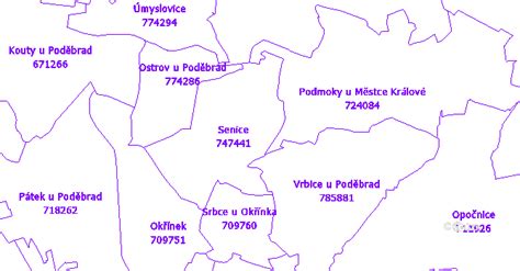Mapa Senice s označením Kvetinárstva Ruža