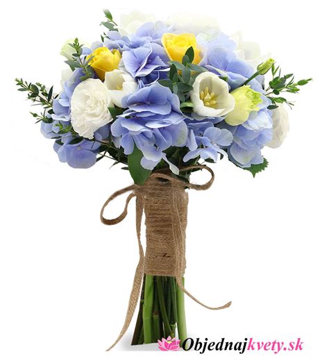 kráľovsky modrá svadobná kytica