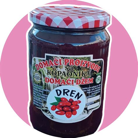 Drienkový džem a sirup