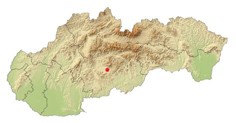 Mapa Slovenska s vyznačenými oblasťami pestovania repky olejnej