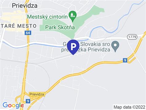 Mapa umiestnenia Kvetinárstva Katarína Oboňová v Prievidzi