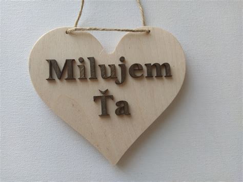 Srdiečko s nápisom 