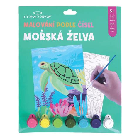 rozložená sada na maľovanie podľa čísel