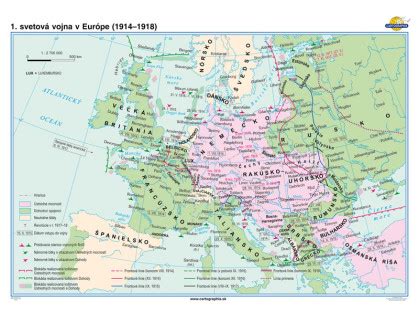Mapa rozšírenia barokového štýlu v Európe