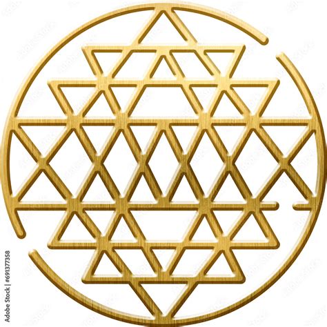 Geometrické vzory Sri Yantra