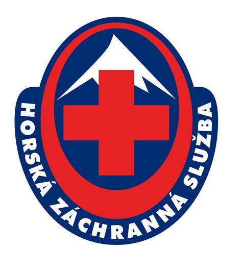 Logo Horskej záchrannej služby s kvetinou