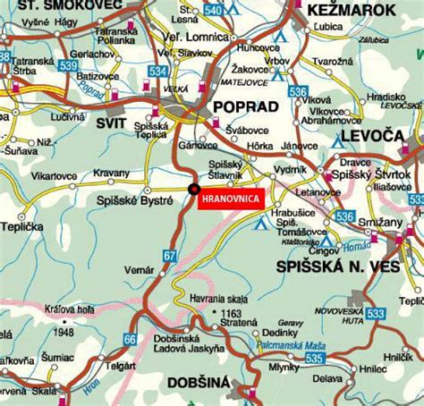 Mapa okolia Kvetinárstva Vlasta v Púchove s vyznačenou adresou