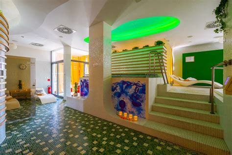 Interiér wellness centra v hoteli Astrum Laus