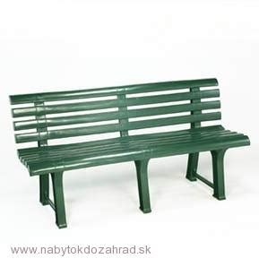 Záhradná plastová lavica Orchidea