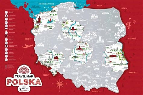Mapa Poľska so zvýrazneným regiónom Józefów
