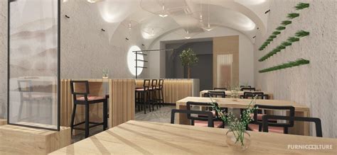 Interiér reštaurácie Orchidea s galériou a kvetinovými prvkami