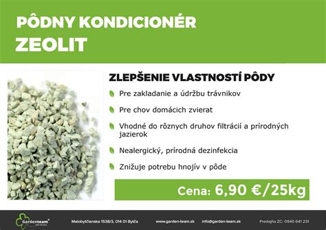 Zeolit ako pôdny kondicionér