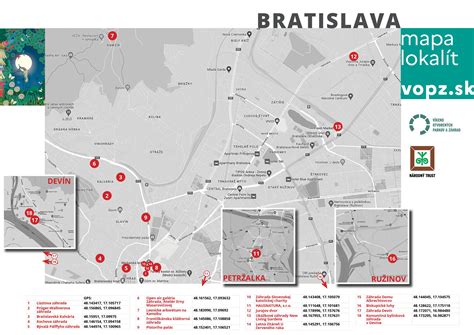 Mapa súťažných záhrad