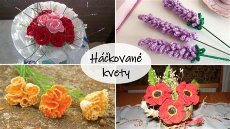 háčkované kvety pre kaktus