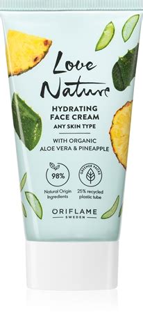 Fľaštička tonizačnej vody Oriflame Love Nature Organic Aloe Vera & Pineapple