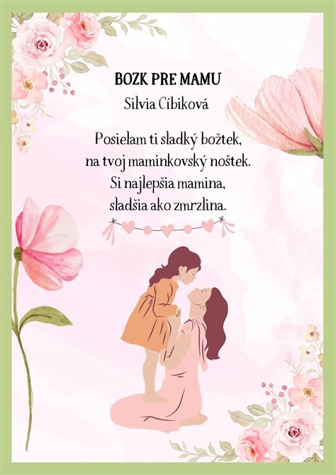 Interaktívna pohľadnica pre mamu
