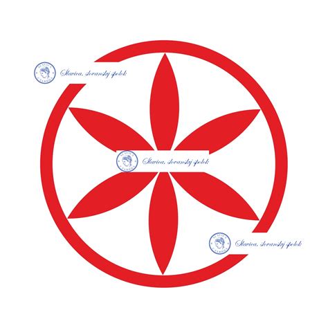 Starosloviensky symbol Perúnov kvet