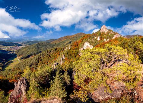 Jesenná scenéria Súľovských skál