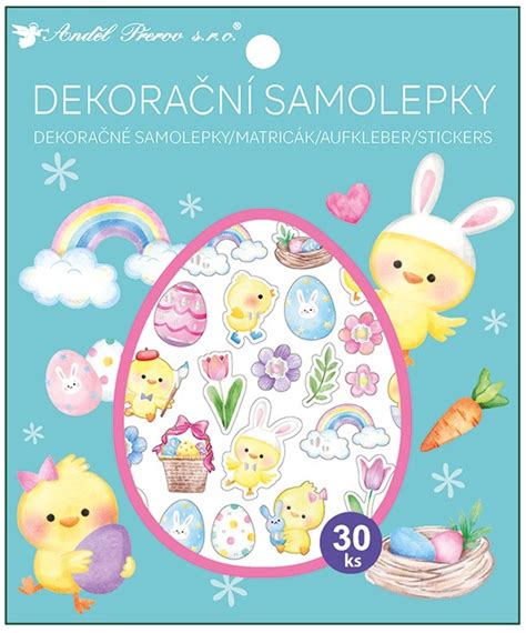 veľkonočné samolepky na oknách