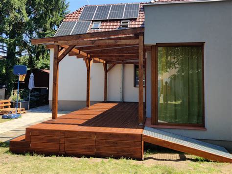 Vizualizácia záhradného posedenia s pergolou