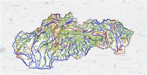 Mapa migračných trás vtákov v Európe