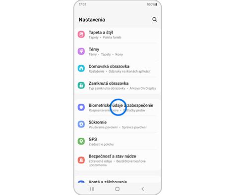Ikona Zabezpečeného priečinka na Samsung Galaxy
