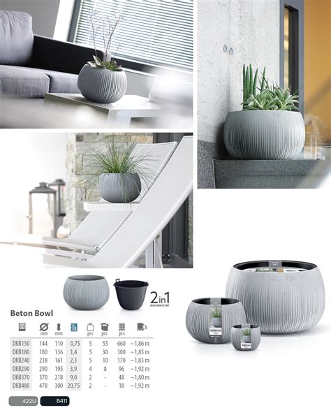 Kvetináč s moderným betónovým vzorom