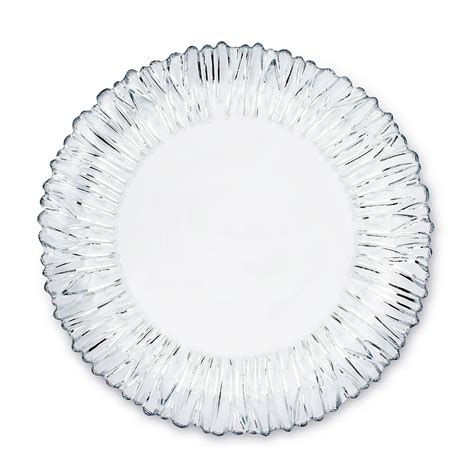 Sklenený hlboký tanier s rôznymi vzormi