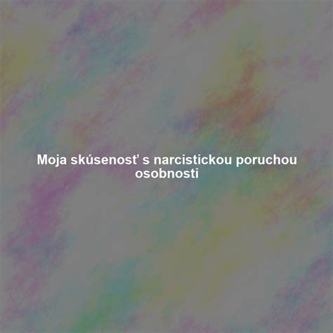 Percentuálne zastúpenie mužov a žien s narcistickou poruchou osobnosti