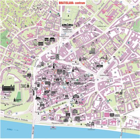 mapa turistických atrakcií v okolí Valčianskej doliny
