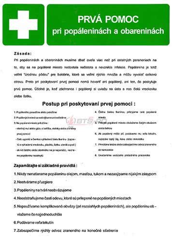 Studená voda ako prvá pomoc pri popáleninách