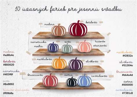 Paleta jesenných farieb v kytici