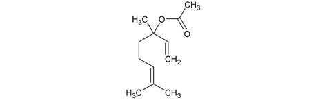 Molekuly linaloolu a linalyl acetátu