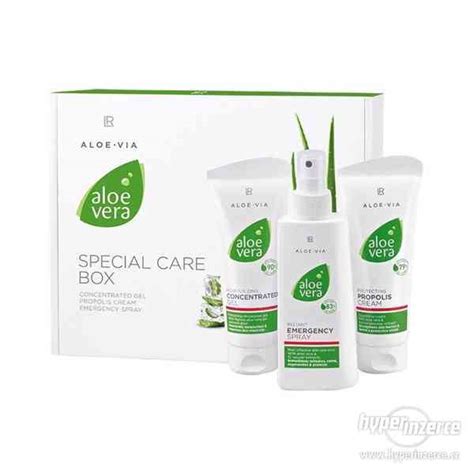 Obsah balenia Aloe Vera Box prvej pomoci