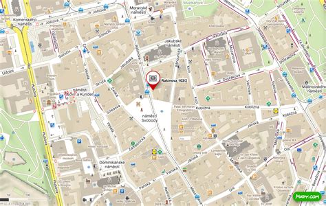 Mapa kvetinárstiev Grass spol. s r.o. v Prešove