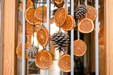 DIY sušené citrusové ozdoby