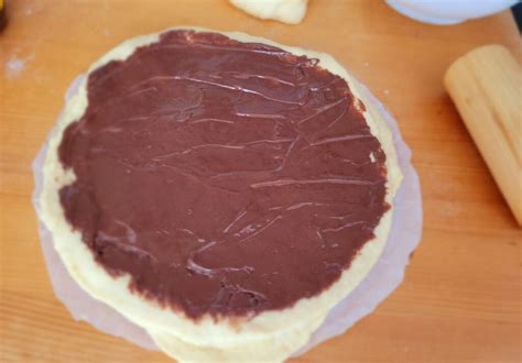Vrstvenie cesta s Nutellou