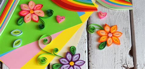Príklad quilling techniky na papierovom kvete