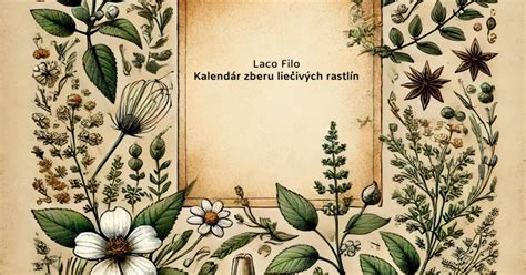 Ilustrácia zberu a sušenia liečivých rastlín